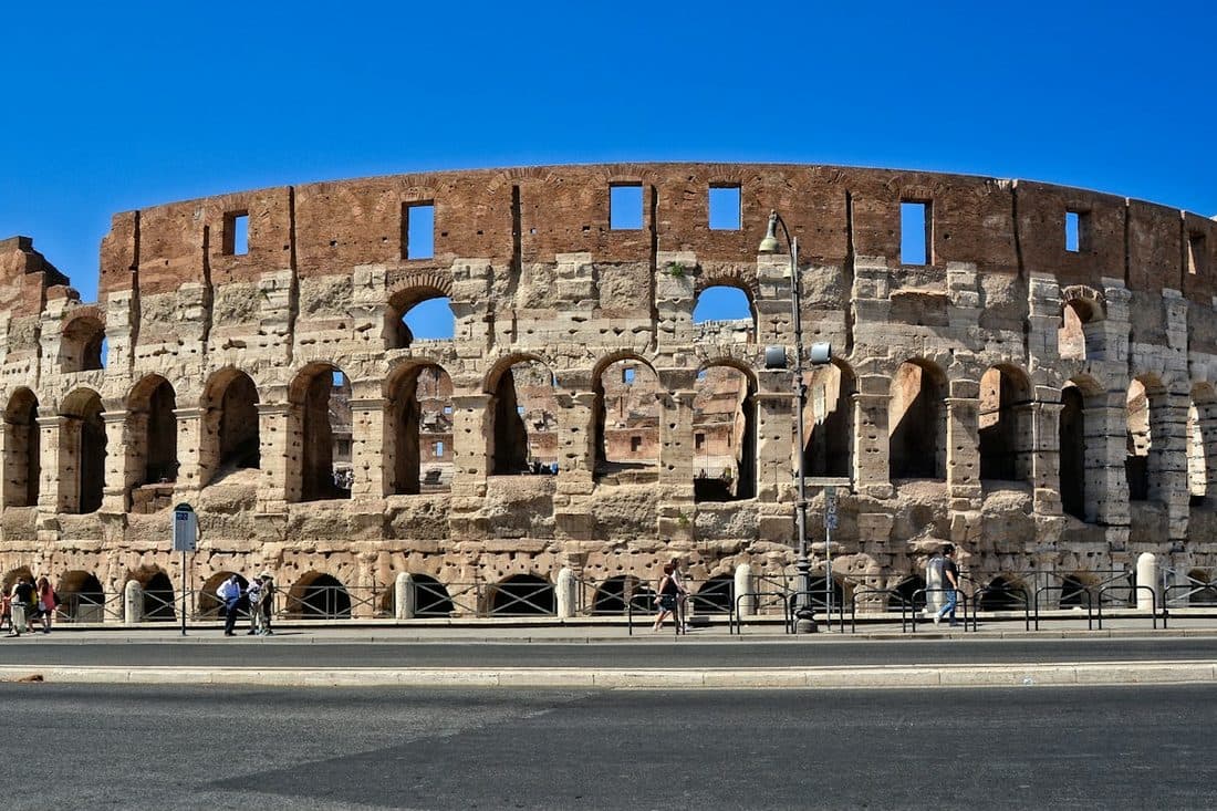 Historic architecture in Rome